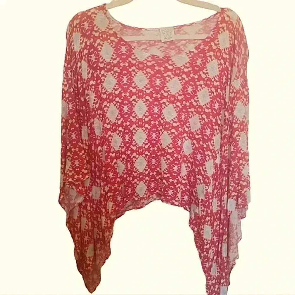 Ella Moss drop shoulder long sleeve blouse Size Small